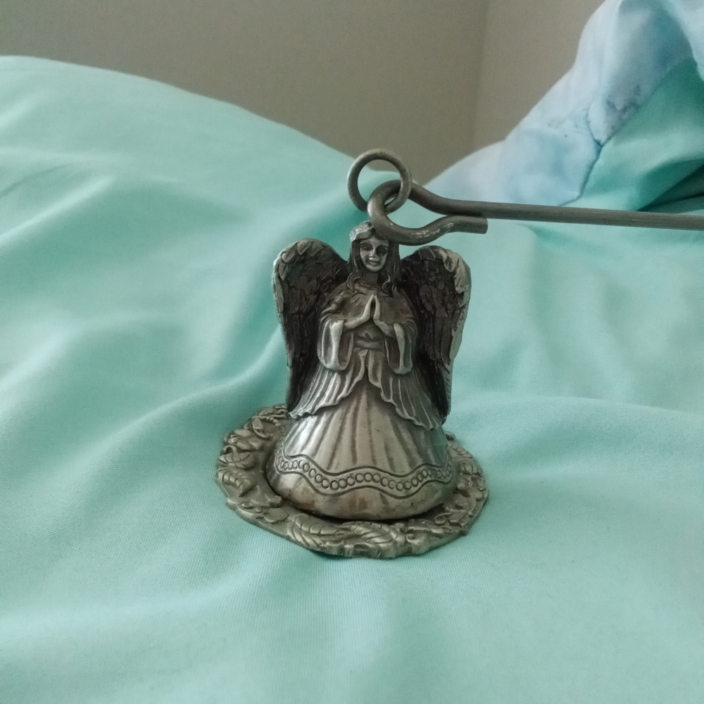 Pewter candle snuffer